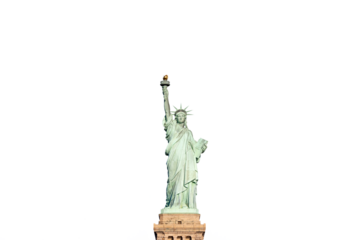 statue of liberty isolated