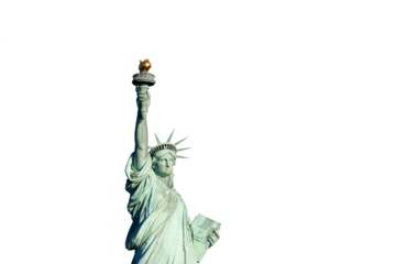 statue of liberty isolated