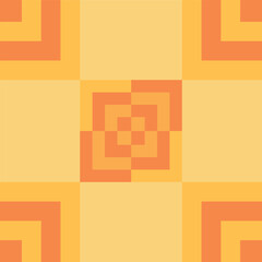 Abstract with shapes from squares