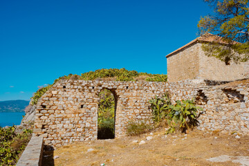 remains of the Fortress of Acronauplia, in Nafplio