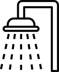 hotel service shower  and bathroom