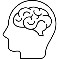 Body Organ  Half Glyph Vector Icon which can easily modified

