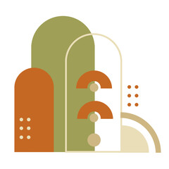 Bohemian Geometric Decoration