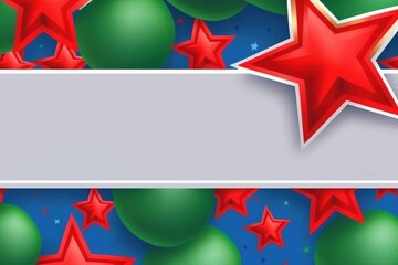 Background february 23, five-pointed star, balls, baloons, stars, holiday.