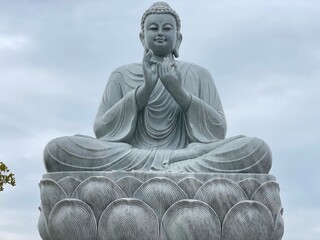 Statue of Buddha in sky background Giant Buddha Statue
