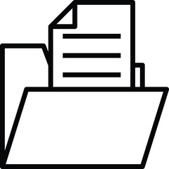 human resource folder  and file