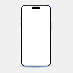 Modern Oval Notch Smartphone Realistic Mockup