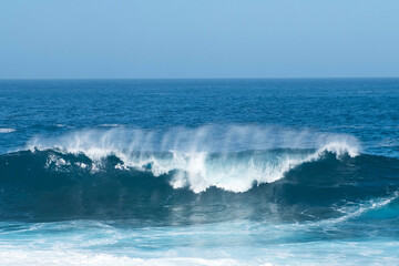ocean wave, seascape, crashing waves