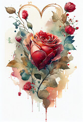 A watercolor drawing of 