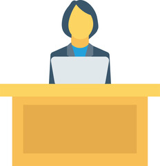 logistics reception and receptionist