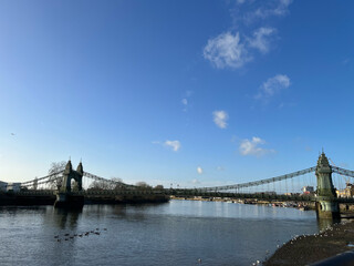 Fototapeta na wymiar bridge over the river europe
