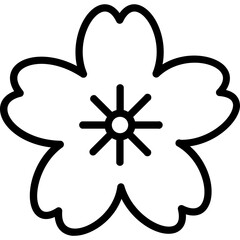 Blossom Half Glyph Vector Icon which can easily modified 

