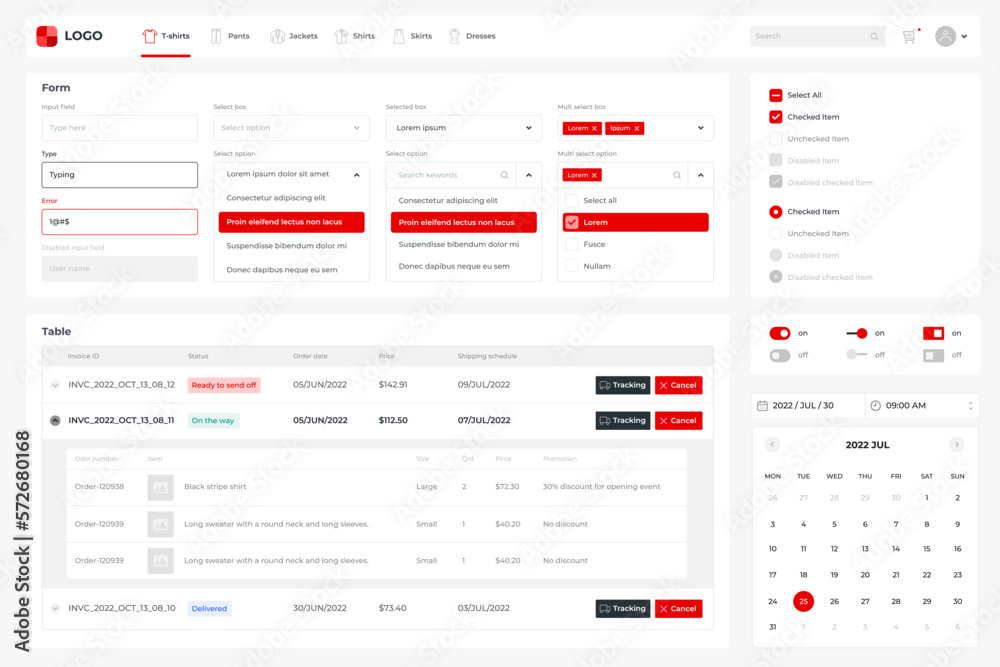 Poster online shopping mall ui design sources
