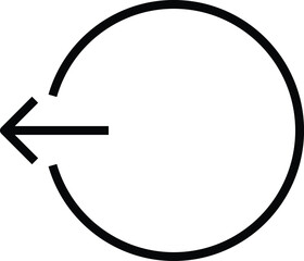 mobile ui left navigate and back