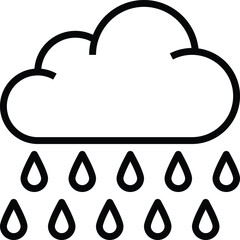 mobile ui cloud and rain