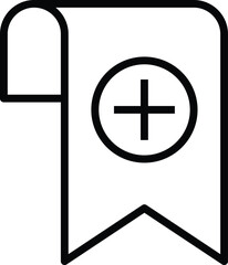 mobile ui bookmark and add