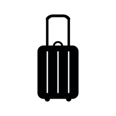 Suitcase icon on white.