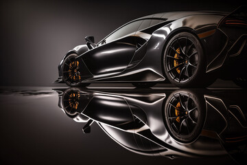 sport car wallpaper illustration images Ai Generative	