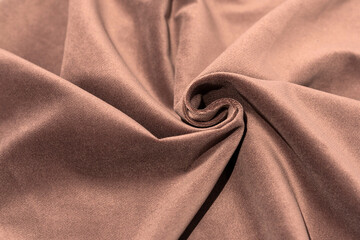 Luxury fabric sample close-up. Can be used as background. Industry background.