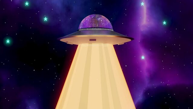 Alien Invasion Spaceship: UFO Lo-fi