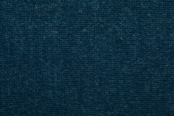 Sweater texture background. Blue knitted texture abstract background