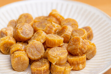 Chinese gourmet food dried scallop