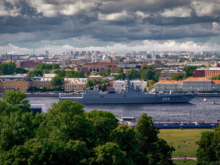 Fototapeta premium Impressive view of the central part of St. Petersburg