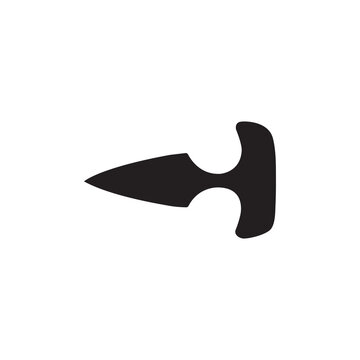 Dagger Knife symbol, stabbing weapon icon