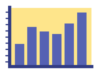 business graph chart illustration of data and business charts diagram of strategy, business graph, graph design, workflow, statistic chart, and line graph for statistics concept