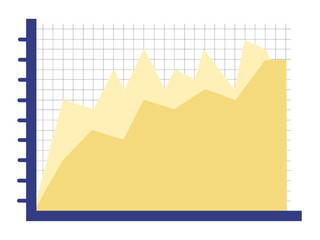 illustration of data and business charts diagram of strategy, business graph, graph design, workflow, statistic chart, and line graph for statistics concept
