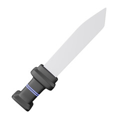 3D Knife Illustration