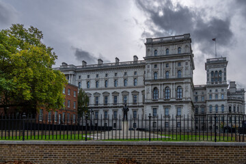 Back garden of number 10 Downing Street. London, United Kingdom.