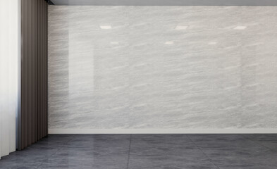 Modern office building interior. 3D rendering.