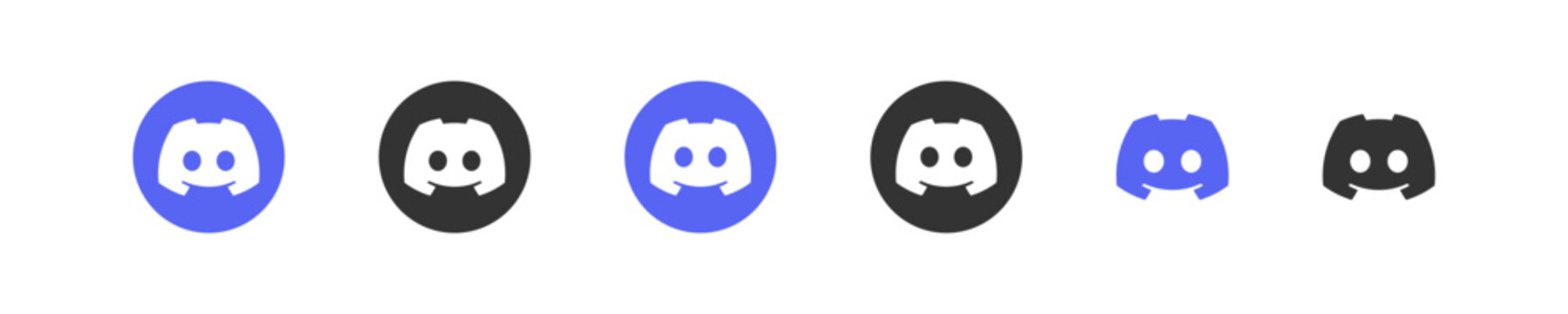 Discord App Logo. Discord Social Media Logotype Icon. Messenger Circle Editorial Sign In Vector Flat