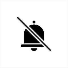 Sound Icon - Sound Off Icon Vector Design Flat Style Symbol, Mute Button Speaker Isolated on white background