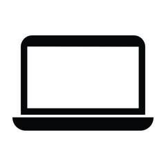 Computer, laptop, multimedia icon