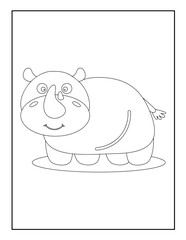 animals coloring pages for kids