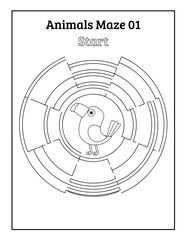 animals coloring pages for kids