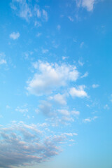 clouds and sky,blue sky background with tiny clouds. panorama