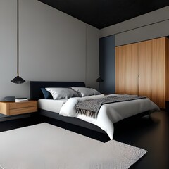 Bedroom interior minimalist