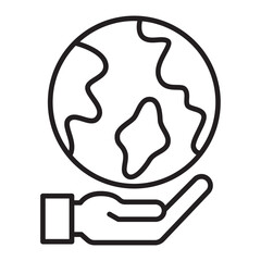 Save the world icon.