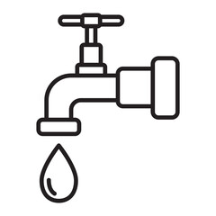 Water tap icon.