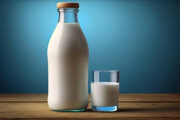 Fresh Glass of Milk - Generative AI