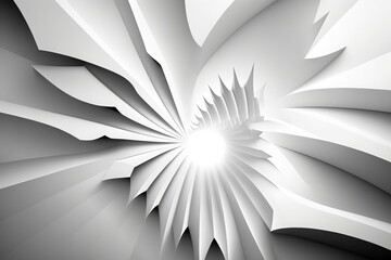 A Background of Beauty: An Abstract Design in Soft White Hues - Generative AI
