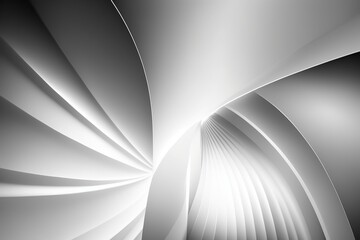 A Background of Bliss: An Abstract Design in White Tones - Generative AI