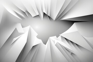 A Background of Banishment: An Abstract Design in Pure White Tones - Generative AI