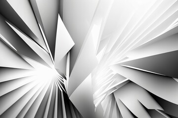 Designer's Delight: A White Abstract Background with Style - Generative AI