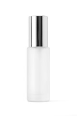 matt glass bottle for cosmetic serum product design mock-up - 572721351