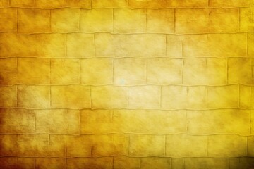 A Abstract Artistry in Yellow: A Stunning Decorative Texture on a Wall Background - Generative AI