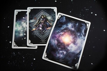 Explore the Mystical World of Tarot with a Space-themed Deck - Generative AI